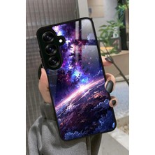 Snacase  Samsung Galaxy S25 Uyumlu Soyut Sanat Tasarımlı Parlak Silikon Kılıf