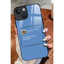 Snacase  Apple iPhone 15 Uyumlu Müslüm Gürses Şarkı Sözü Tasarımlı Parlak Silikon Kılıf