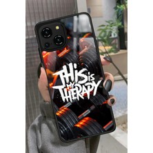 Snacase Reeder S23 Pro Max Uyumlu Gym Tasarımlı Parlak Silikon Kılıf