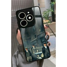 Snacase  Infınıx Smart 8 Pro Uyumlu Peaky Blinders Tasarımlı Parlak Silikon Kılıf
