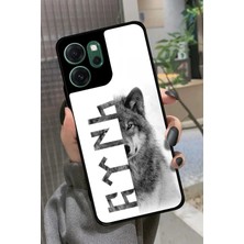 Snacase Oppo Reno 14F Uyumlu Bozkurt Tasarımlı Parlak Silikon Kılıf