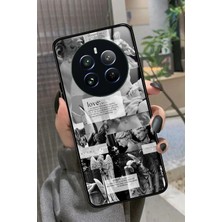 Snacase Realme 12 Uyumlu Love Tasarımlı Parlak Silikon Kılıf