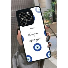 Snacase Reeder S919 Uyumlu Motivasyonlu Nazar Boncuğu Tasarımlı Parlak Silikon Kılıf