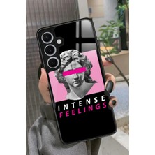Snacase  Samsung Galaxy S24 Uyumlu Intense Feelıngs Tasarımlı Parlak Silikon Kılıf