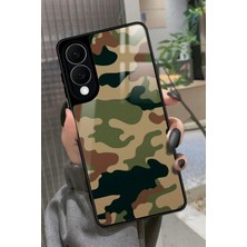 Snacase  Samsung Galaxy S25 Edge Uyumlu Kamuflaj Tasarımlı Parlak Silikon Kılıf