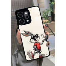 Snacase Oppo Reno 14 Pro Uyumlu Bugs Bunny Tasarımlı Glossy Silikon Kılıf