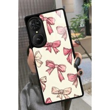 Snacase Reeder S19 Max Pro S Edge Uyumlu Pembe Kurdele Tasarımlı Parlak Silikon Kılıf