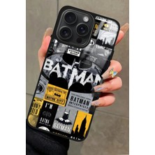 Snacase  Apple iPhone 16 Pro Uyumlu Batman Tasarımlı Parlak Silikon Kılıf