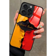 Snacase  Apple iPhone 16 Pro Max Uyumlu Gerçek Sevdam Yazılı Parlak Silikon Kılıf