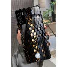 Snacase Reeder S19 Max Pro S Uyumlu Siyah Yılan Derisi Tasarımlı Glossy Silikon Kılıf
