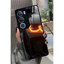 Snacase  Vivo Y19S Uyumlu Araba Tasarımlı Parlak Silikon Kılıf