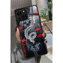 Snacase Reeder S23 Pro Max Uyumlu Dragon Tasarımlı Parlak Silikon Kılıf