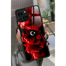 Snacase Reeder S23 Pro Max Uyumlu Türk Bayrağı Tasarımlı Parlak Silikon Kılıf