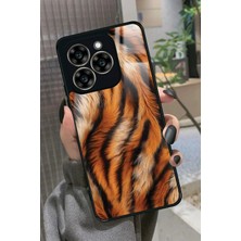Snacase Reeder S919 Uyumlu Sarı Leopar Tasarımlı Parlak Silikon Kılıf