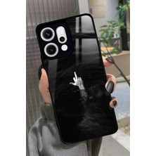 Snacase Oppo Reno 14 Uyumlu El Haraketi Tasarımlı Parlak Silikon Kılıf