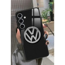 Snacase  Samsung Galaxy S24 Uyumlu Araba Logosu Tasarımlı Parlak Silikon Kılıf
