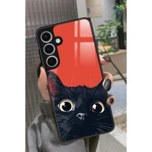 Snacase  Samsung Galaxy S24 Uyumlu Kedi Tasarımlı Parlak Silikon Kılıf