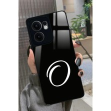 Snacase Oppo Reno 13F Uyumlu O Harfi Yazılı Parlak Silikon Kılıf