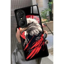 Snacase Reeder S19 Max Pro S Edge Uyumlu Kartal Tasarımlı Parlak Silikon Kılıf