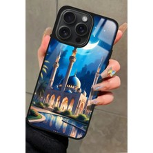 Snacase  Apple iPhone 16 Pro Max Uyumlu Cami Tasarımlı Parlak Silikon Kılıf