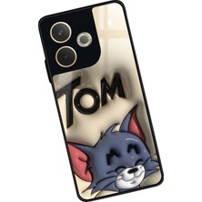 Snacase Oppo A5 Pro Uyumlu Tom And Jerry Tasarımlı Parlak Silikon Kılıf