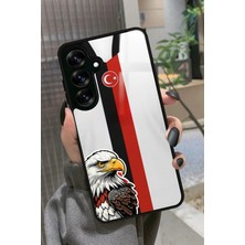 Snacase  Samsung Galaxy S24 Fe Uyumlu Kartal Tasarımlı Glossy Silikon Kılıf