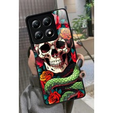 Snacase  Xiaomi Mi 14T Pro Uyumlu Kurukafa Posteri Tasarımlı Parlak Silikon Kılıf