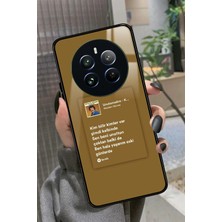 Snacase Realme 12 Uyumlu Müslüm Gürses Şarkı Sözü Tasarımlı Parlak Silikon Kılıf