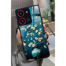Snacase Reeder S19 Max Pro S 108 Mp (Zoom) Uyumlu Van Gogh Mavi Ağaç Tablo Tasarımlı Parlak Silikon Kılıf