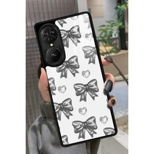 Snacase Reeder S19 Max Pro S Edge Uyumlu Gri Kurdele Tasarımlı Parlak Silikon Kılıf
