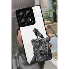 Snacase  Xiaomi Mi 14T Uyumlu Aslan Tasarımlı Parlak Silikon Kılıf
