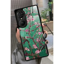 Snacase Reeder S19 Max Pro S Edge Uyumlu Van Gogh Yeşil Ağaç Tablo Tasarımlı Parlak Silikon Kılıf