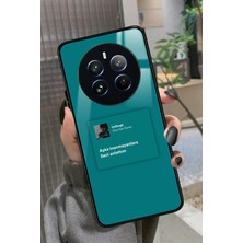 Snacase Realme 12 Uyumlu Şarkı Sözü Tasarımlı Parlak Silikon Kılıf