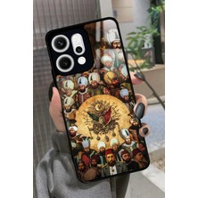 Snacase Oppo Reno 14 Uyumlu Padişah Tasarımlı Parlak Silikon Kılıf