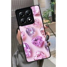 Snacase  Xiaomi Mi 14T Uyumlu Simli Taş Tasarımlı Parlak Silikon Kılıf