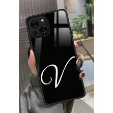 Snacase Reeder S23 Pro Max Uyumlu V Harfi Yazılı Parlak Silikon Kılıf