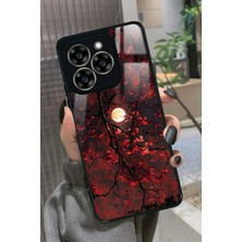 Snacase Reeder S919 Uyumlu Kırmızı Manzara Tasarımlı Parlak Silikon Kılıf