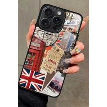 Snacase  Apple iPhone 15 Pro Uyumlu Travel Tasarımlı Parlak Silikon Kılıf