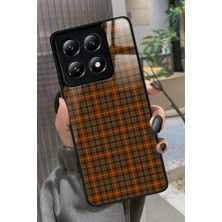 Snacase  Xiaomi Mi 14T Pro Uyumlu Kırmızı Kare Tasarımlı Parlak Silikon Kılıf