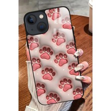 Snacase  Apple iPhone 14 Uyumlu Pembe Kedi Patisi Tasarımlı Parlak Silikon Kılıf