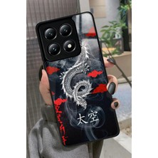 Snacase  Xiaomi Mi 14T Uyumlu Dragon Tasarımlı Parlak Silikon Kılıf