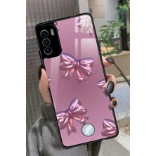 Snacase Reeder S19 Max Pro S Uyumlu Pembe Kurdele Tasarımlı Parlak Silikon Kılıf
