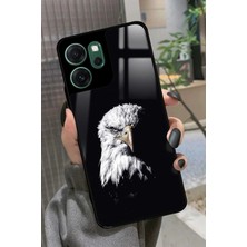 Snacase Oppo Reno 14F Uyumlu Kartal Tasarımlı Parlak Silikon Kılıf