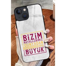 Snacase  Apple iPhone 13 Uyumlu Taraftar Sözü Yazılı Parlak Silikon Kılıf