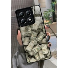 Snacase  Xiaomi Mi 14T Pro Uyumlu Money Tasarımlı Parlak Silikon Kılıf