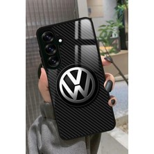 Snacase  Samsung Galaxy S25 Plus Uyumlu Araba Logosu Tasarımlı Parlak Silikon Kılıf