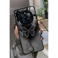 Snacase Realme 12 Uyumlu Kelebek Tasarımlı Parlak Silikon Kılıf