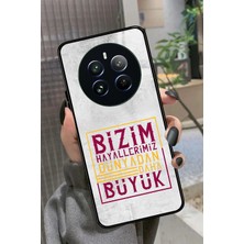 Snacase Realme 12 Uyumlu Söz Yazılı Parlak Silikon Kılıf