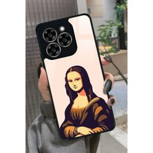 Snacase Reeder S919 Uyumlu Mona Lisa Tasarımlı Parlak Silikon Kılıf