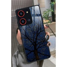 Snacase Reeder S19 Max Pro S 108 Mp (Zoom) Uyumlu Van Gogh Mavi Ağaç Tablo Tasarımlı Parlak Silikon Kılıf